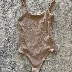 Abercrombie & Fitch Beige Soft Collection Bodysuit -NWOT